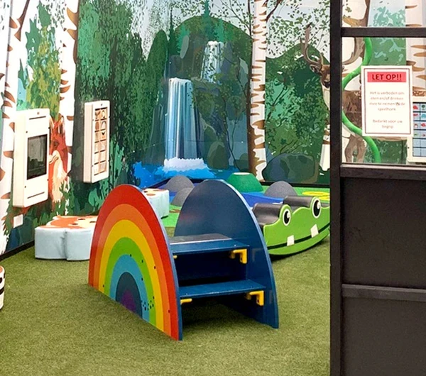 Kinderhoek als onderdeel van een restaurant