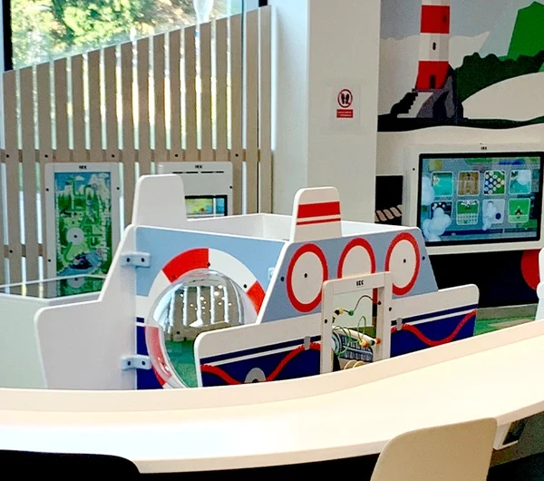 Kinderhoek als onderdeel van het winkelinterieur