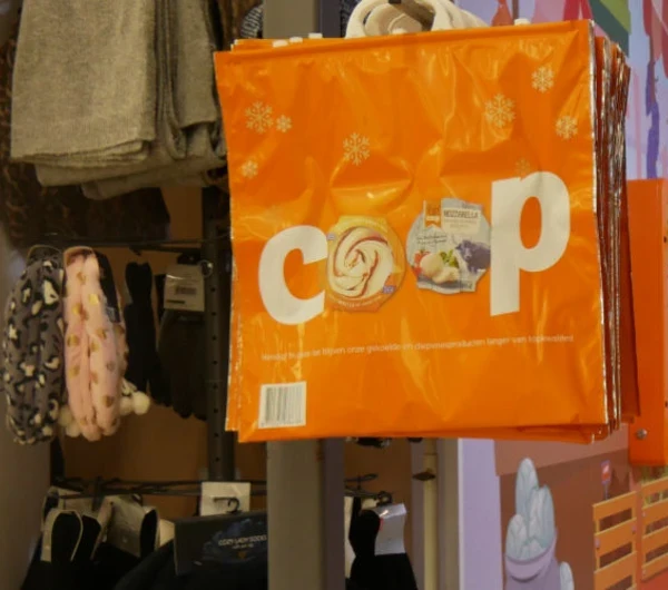 Kinderhoek in de supermarkt