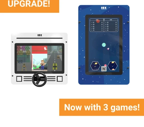 IKC News: UPGRADE Delta 21 Steering Wheel & Vertical 8+ interactive play systems