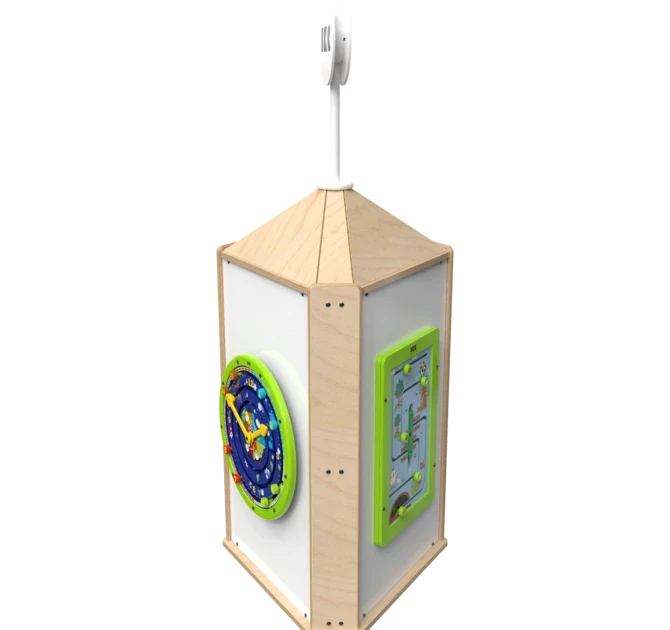 Speeltoren voor een kinderhoek met meerdere spellen  | IKC speelsystemen