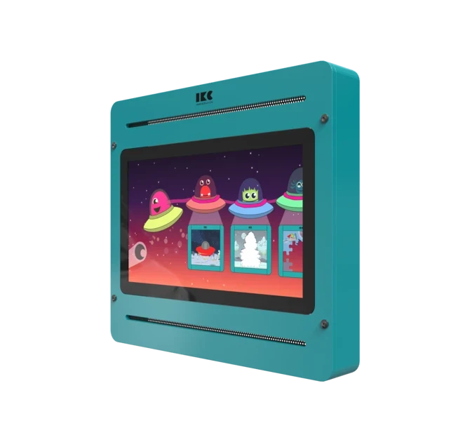 Op deze afbeelding staat een interactief speelsysteem Delta 21 inch Monster