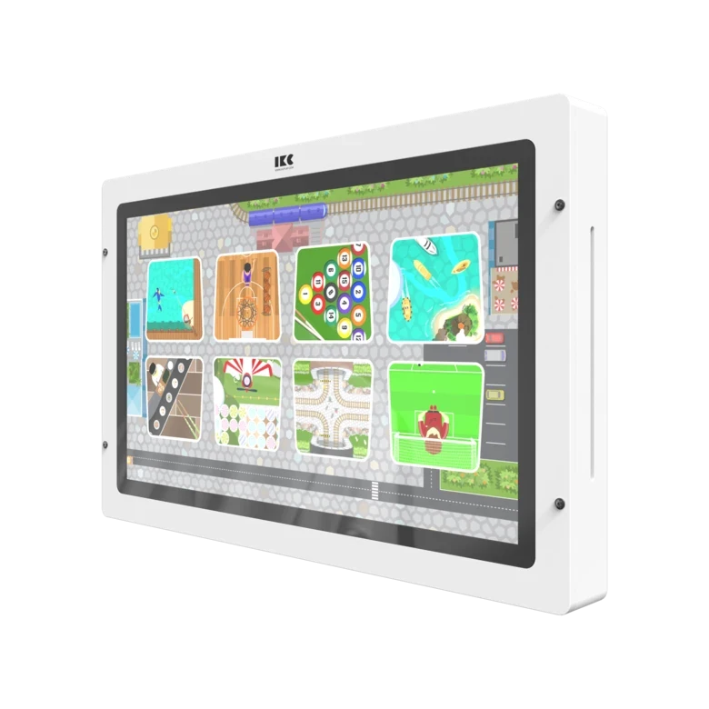Op deze afbeelding staat een interactief speelsysteem Delta 43 inch