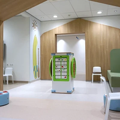 Ziekenhuis CWZ met diverse speelelementen voor kinderen