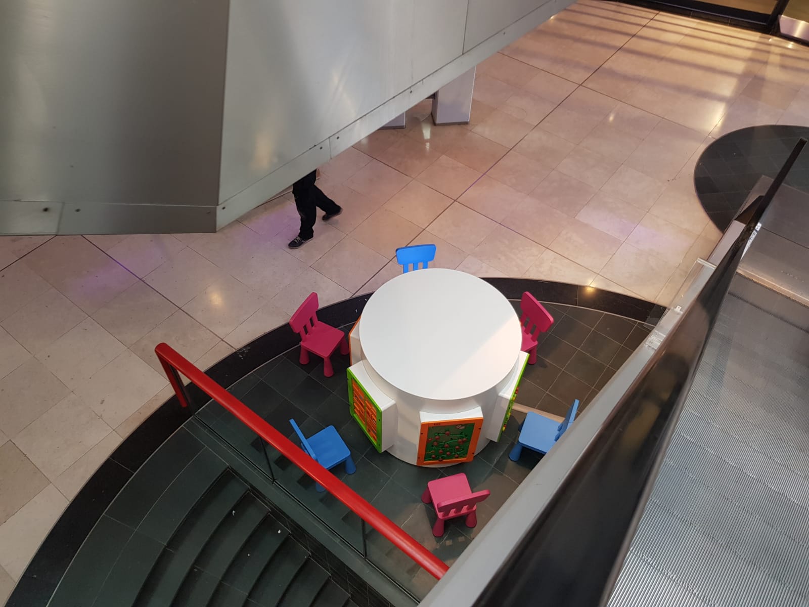 IKC play corner for children at shopping center Alexandrium in Rotterdam