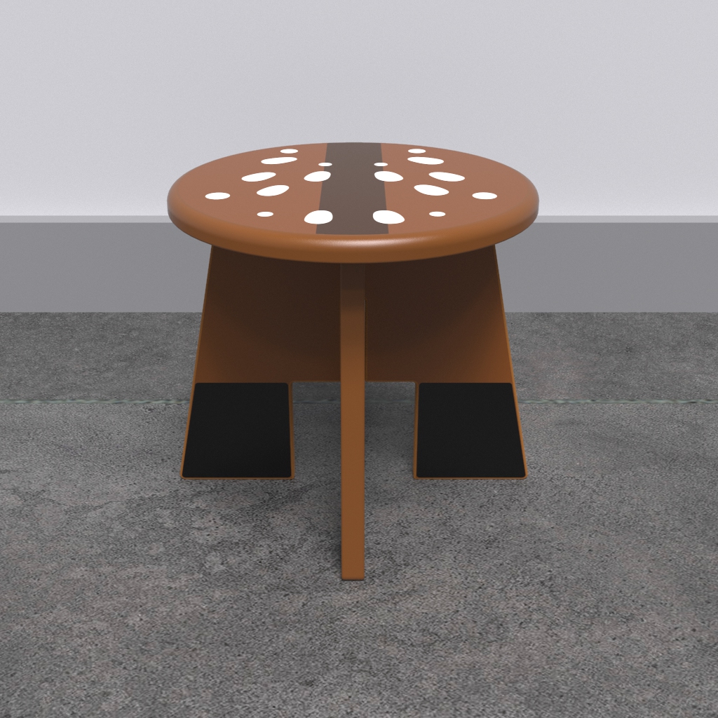 Kids stool Deer stool IKC Kids furniture