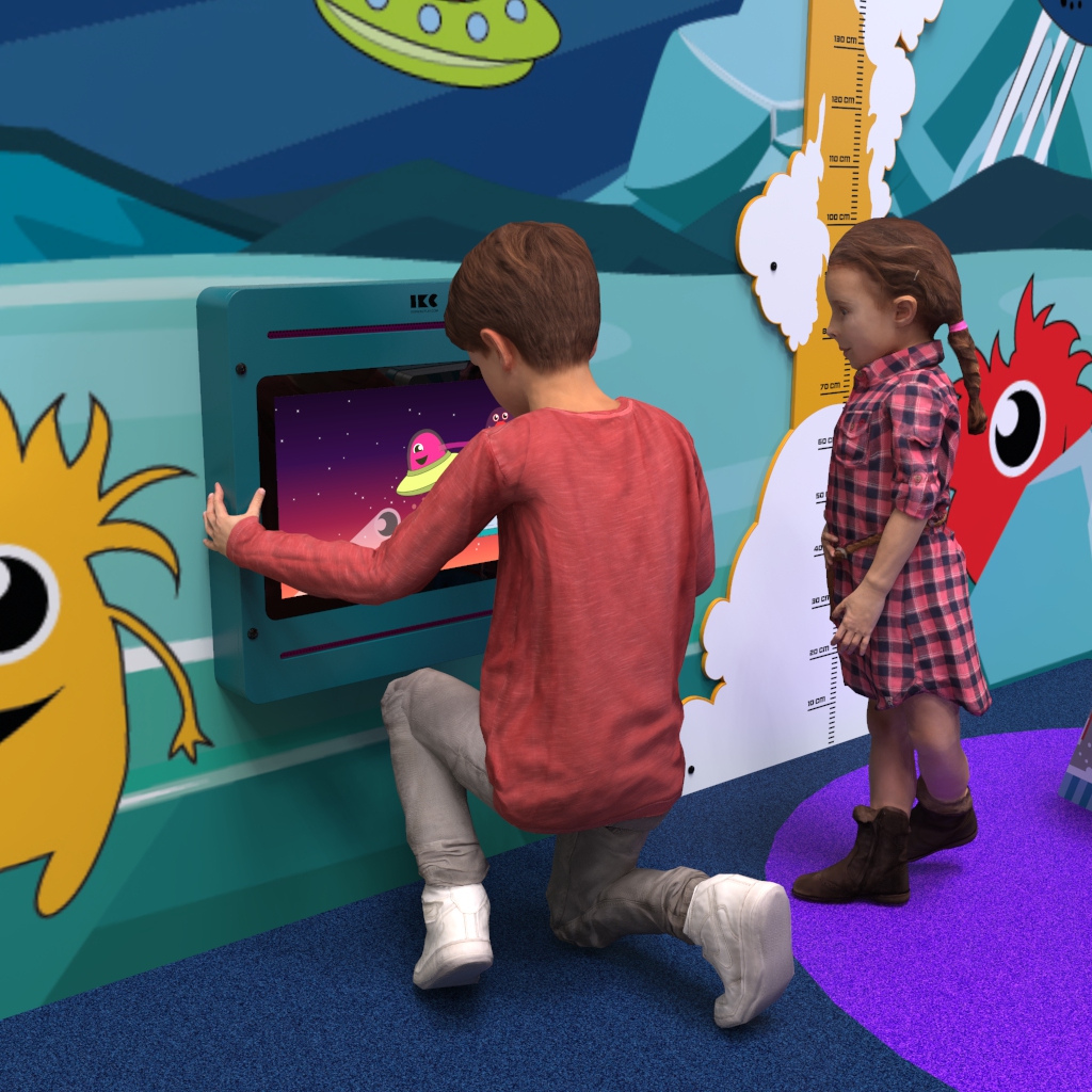 This image shows an interactive play system Delta 21 inch Monster