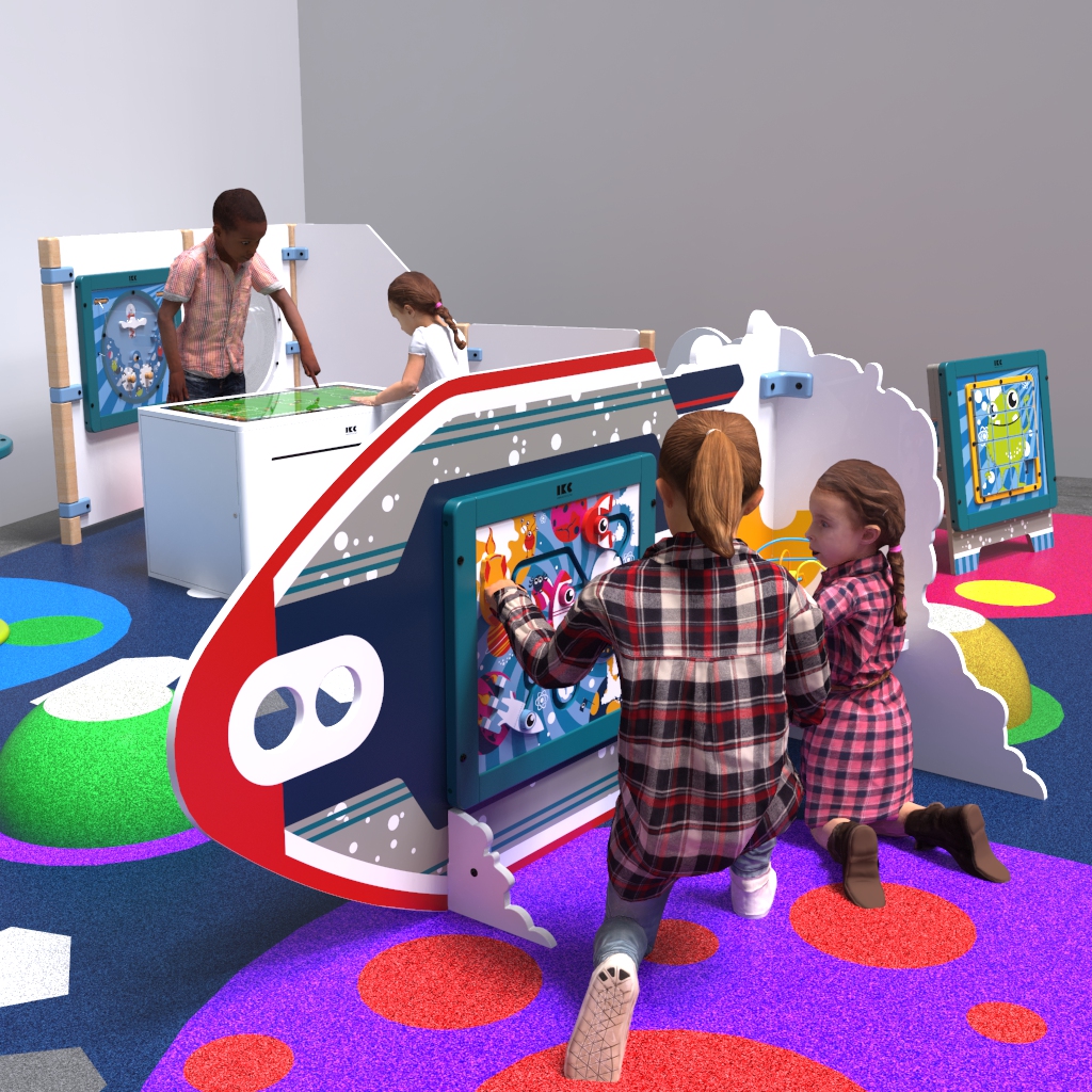 This image shows an kids corner Monster L 12 m²