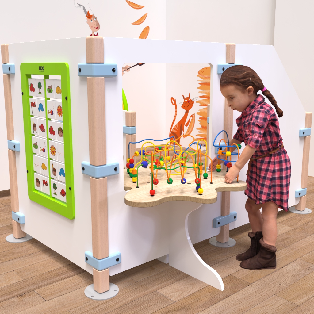 This image shows Play fence bead table beastree table