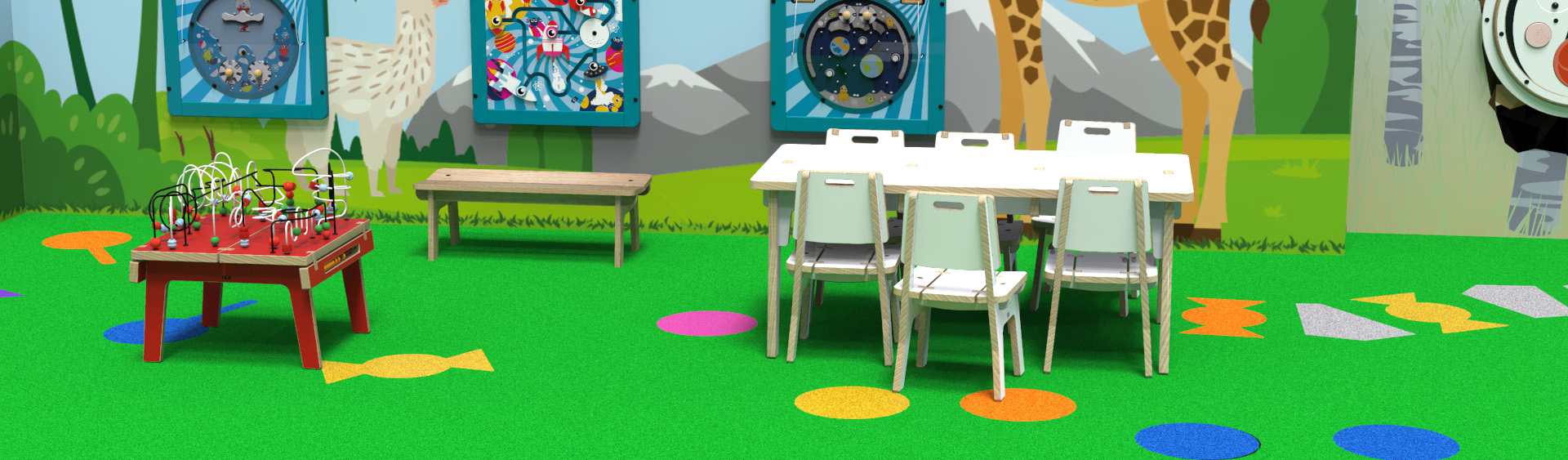 Kids furniture with IKC kids tables and kids chairs