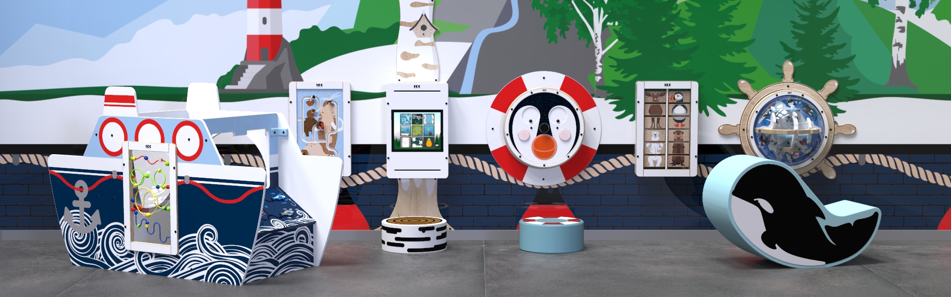Soft play - Soft play elements for IKC play corners