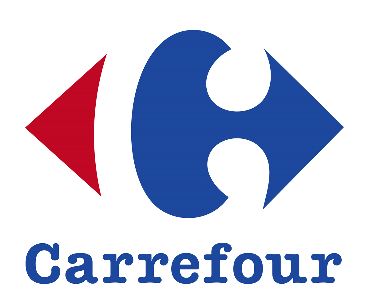 Carrefour logo homepage