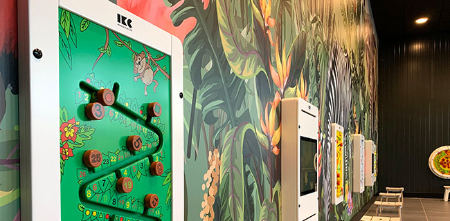 Kinderhoek als onderdeel van een tuincentrum Kinderhoek als onderdeel van een tuincentrum