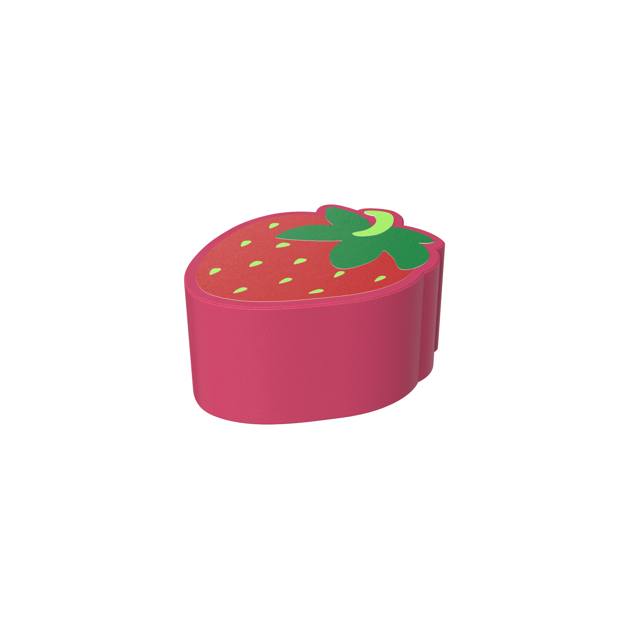 This image shows a soft play Strawberry