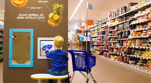 IKC Play Wall in the Albert Heijn