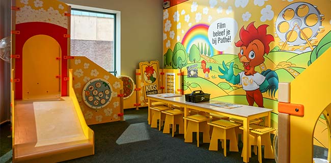 Cinema Pathé Helmond gets a movie and popcorn themed play area Cinema Pathé Helmond gets a movie and popcorn themed play area