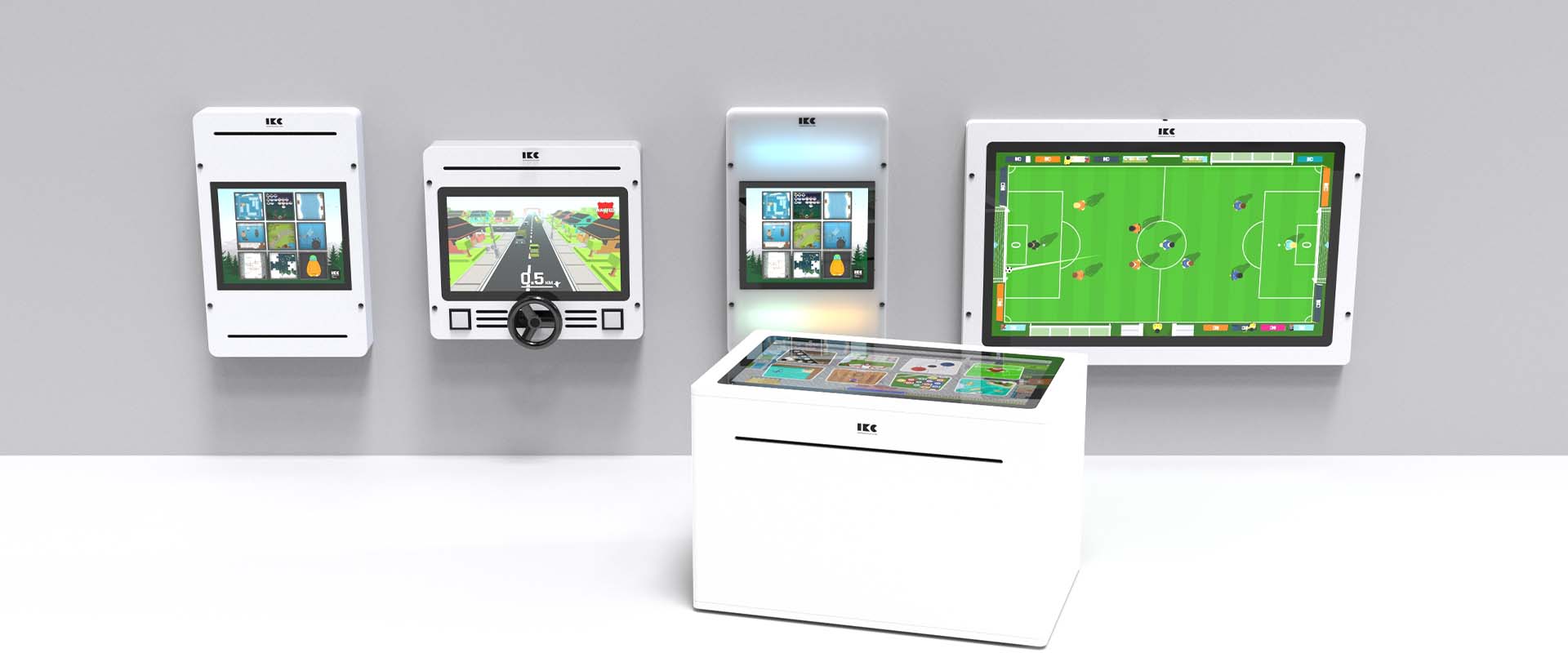 All software for the interactive game modules of IKC
