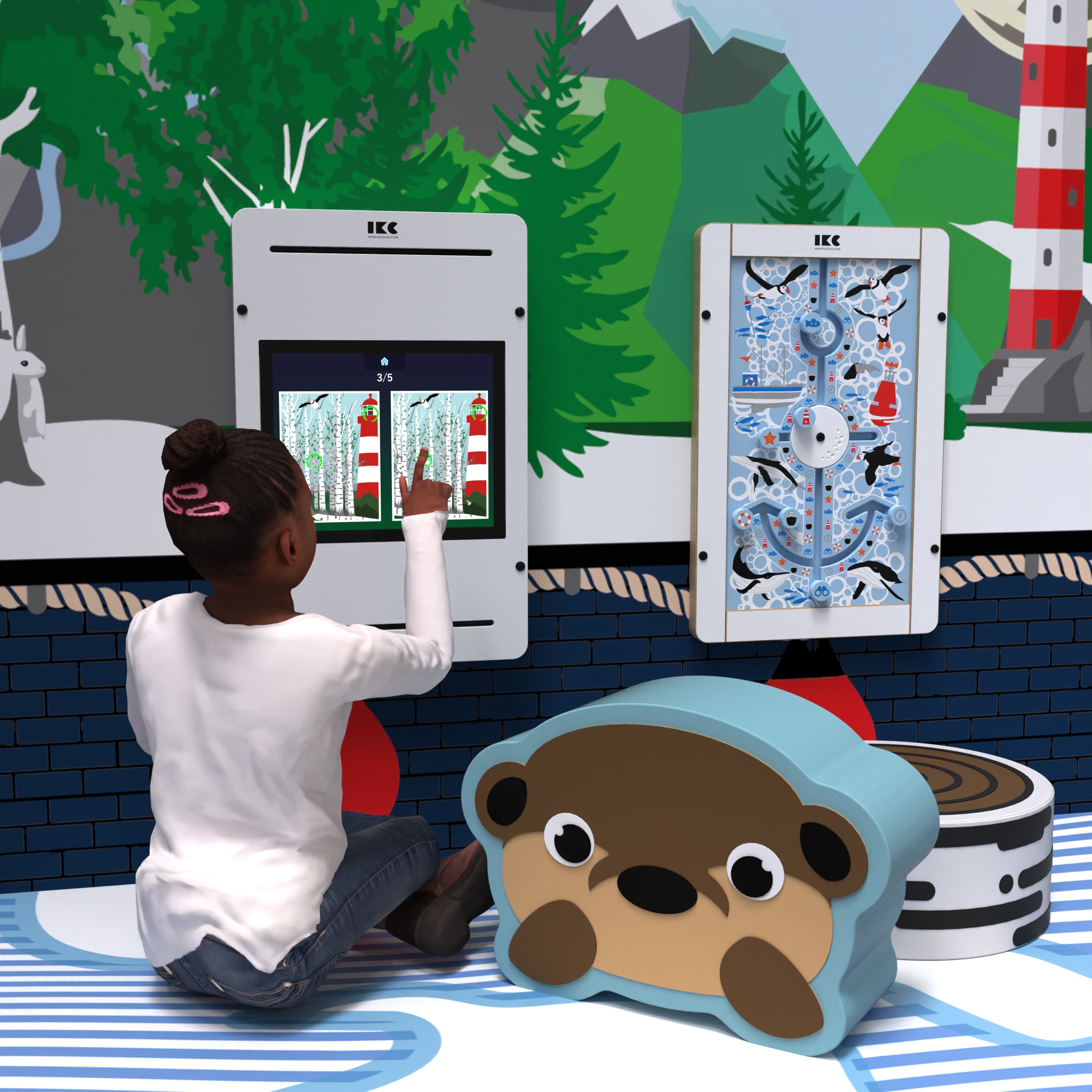 This image shows an kids corner Arctic S 2 m²