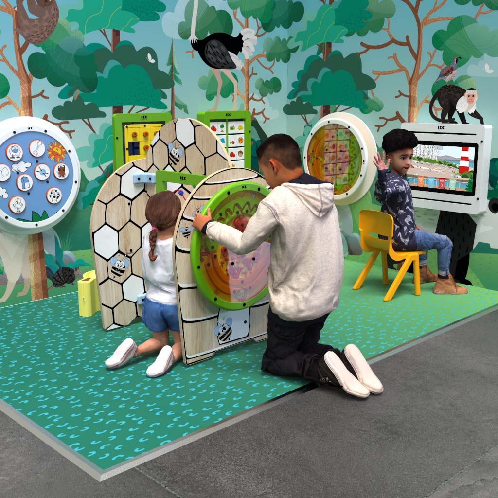 This image shows an kids corner Classic M 6 m²