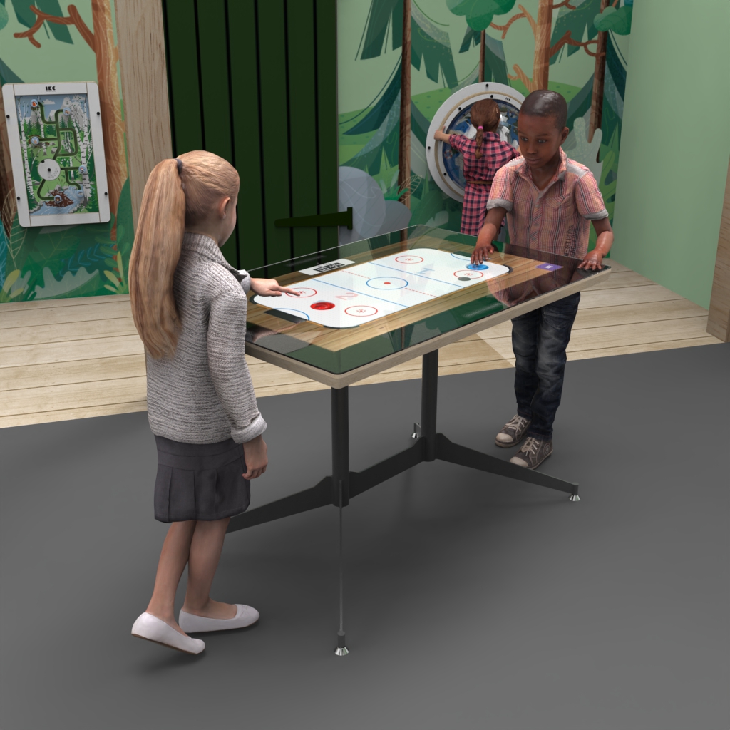 illustration mood impression interactive play table deluxe version with wall games