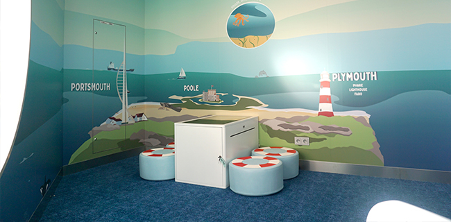 Brittany Ferries play area for children