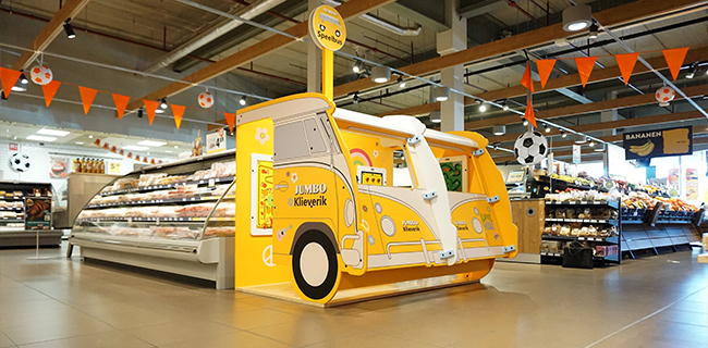 supermarket play bus for children