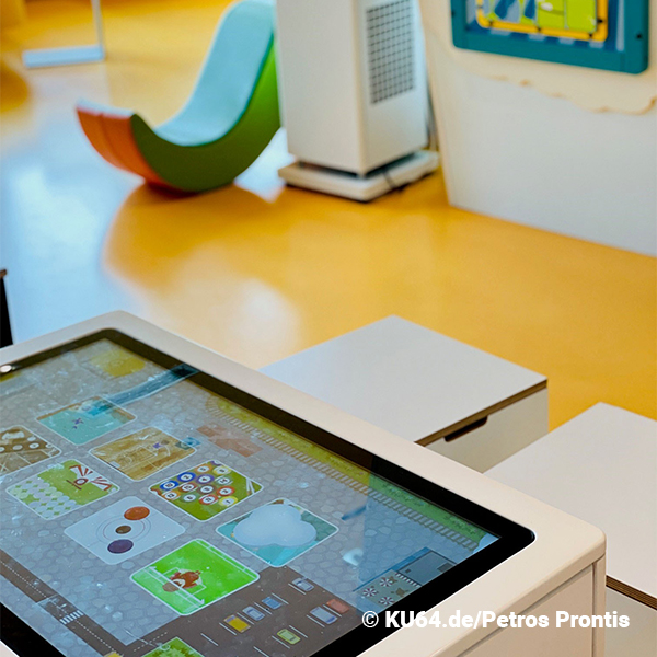 Interactive game table for a nice waiting area