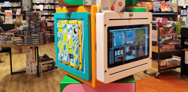 children's corner in a bookshop to encourage reading