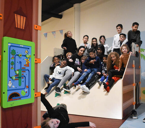 This image shows an interactive play corner daycare