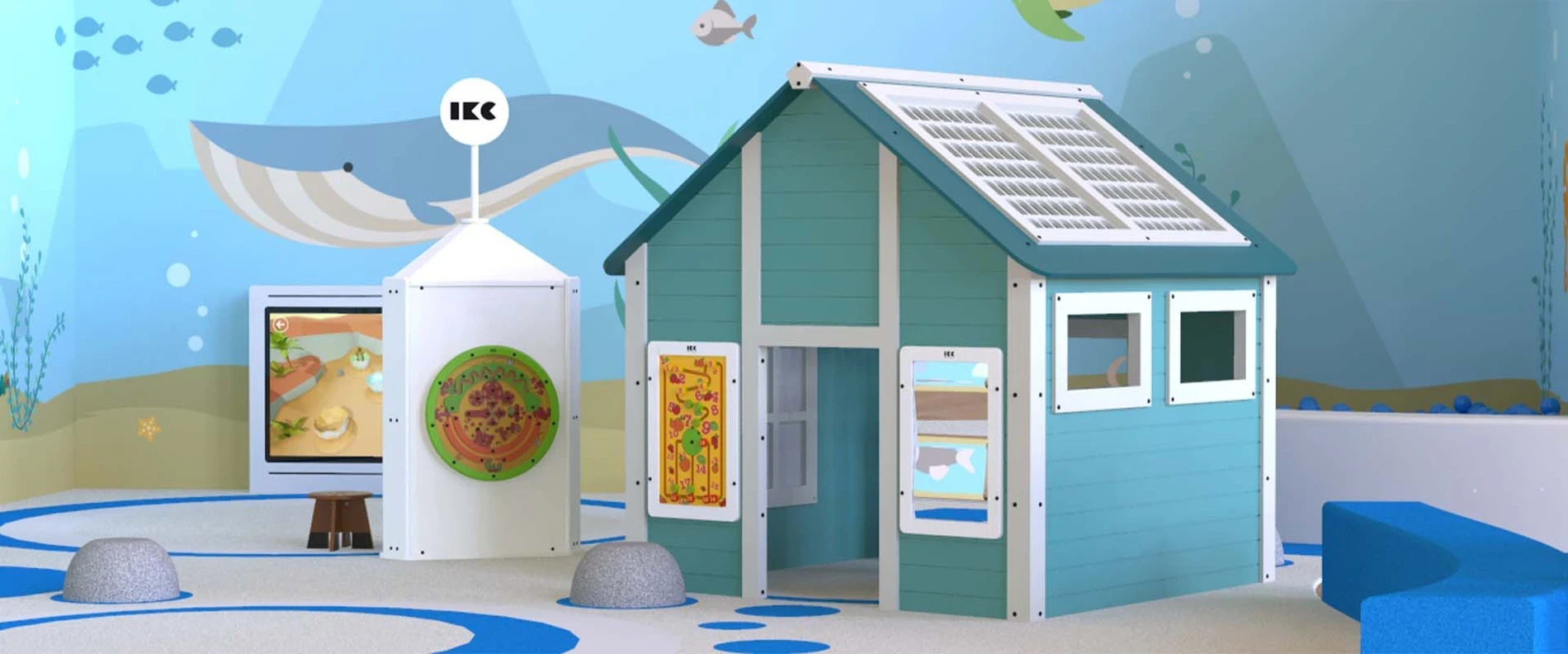 Lots of fun for children with an IKC playhouse Lots of fun for children with an IKC playhouse