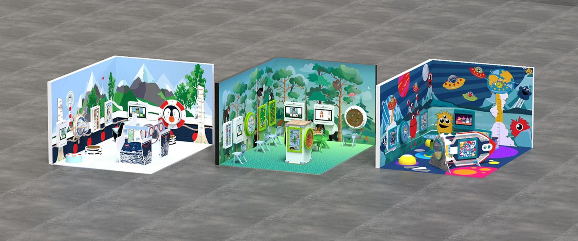 Complete children's corners for your convenience Complete children's corners for your convenience