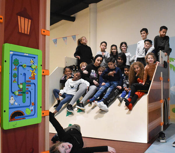 This image shows an interactive play corner daycare