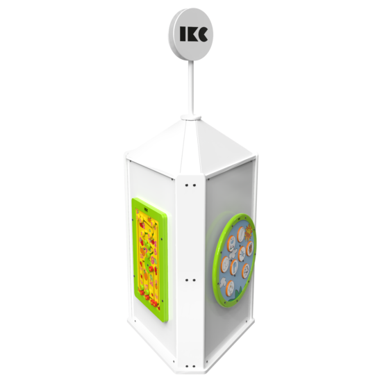 Speeltoren voor een kinderhoek met meerdere spellen interactief  | IKC speelsystemen