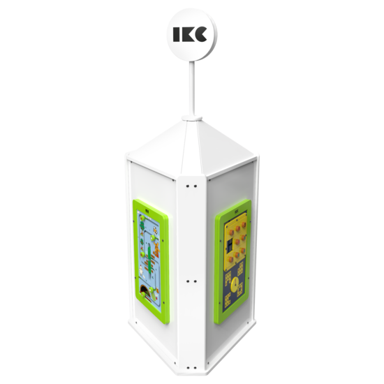 Speeltoren voor een kinderhoek met meerdere spellen  | IKC speelsystemen