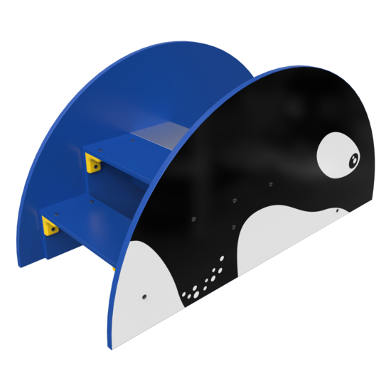 Een orka glijbaan voor uw kinderhoek | IKC speelsystemen