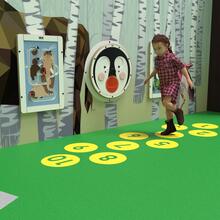 this image shows a hopscotch, parts of the play floor