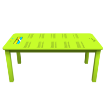 leren rekenen met deze tafel voor kinderen met een telraam | IKC kindermeubels